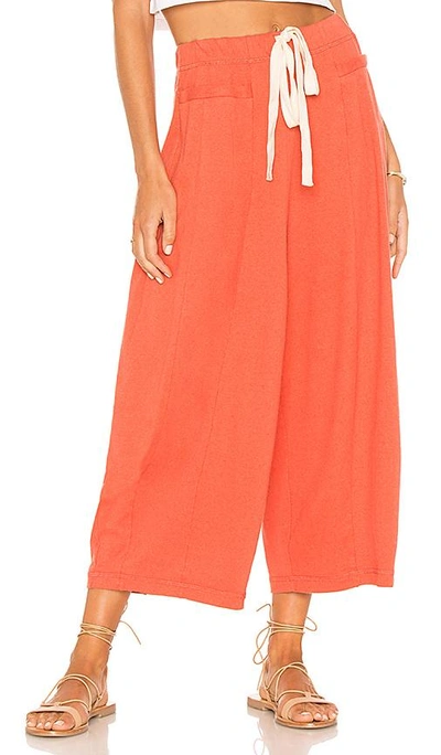 Shop Free People Wild Is The Wind Pant In Red