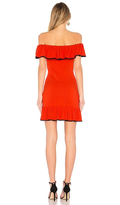 Shop Rebecca Vallance Capri Mini Dress In Red