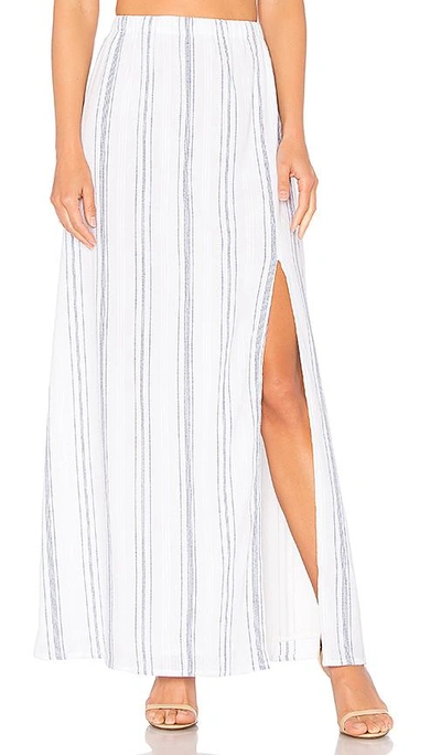 Shop Clayton Jen Slit Skirt In White