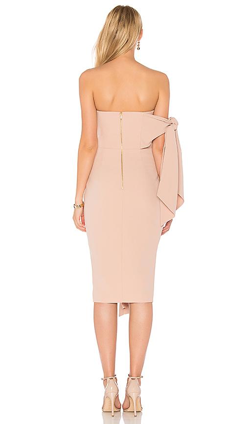 misha collection romi structured midi dress