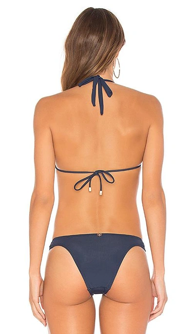 Shop Vix Swimwear Moon Bikini Top In Midnight