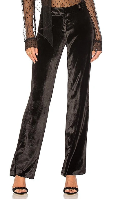 Shop Milly Sia Trousers In Black