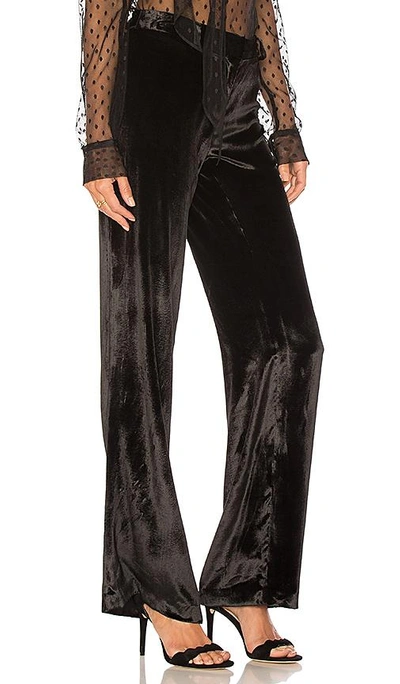 Shop Milly Sia Trousers In Black