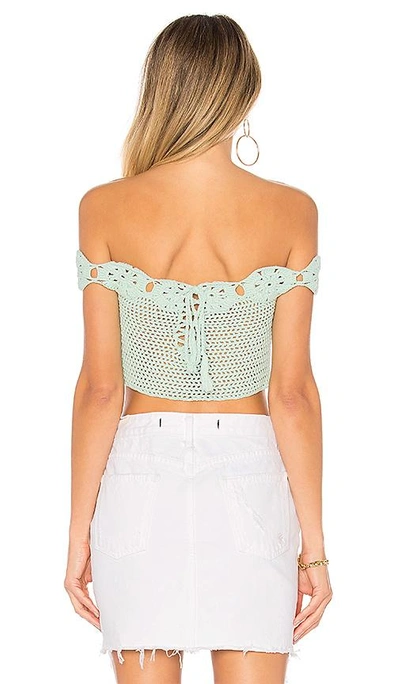 Shop Tularosa Izzy Crop Top In Mint