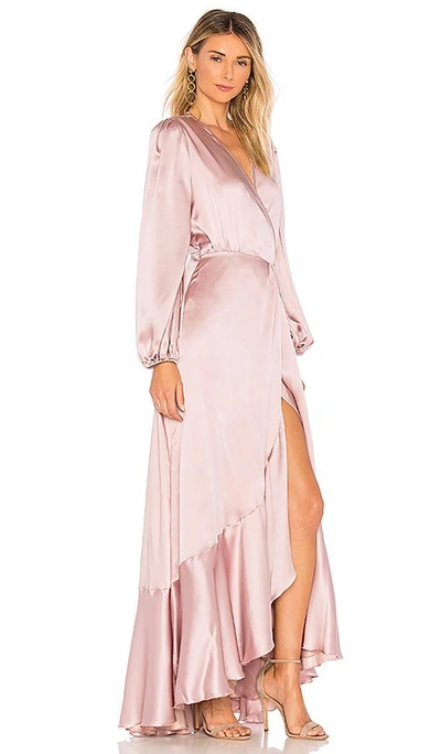 Shop Oud Soho Long Dress In Pink