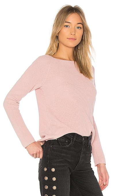 Shop 525 America Long Sleeve Sweater In Pink