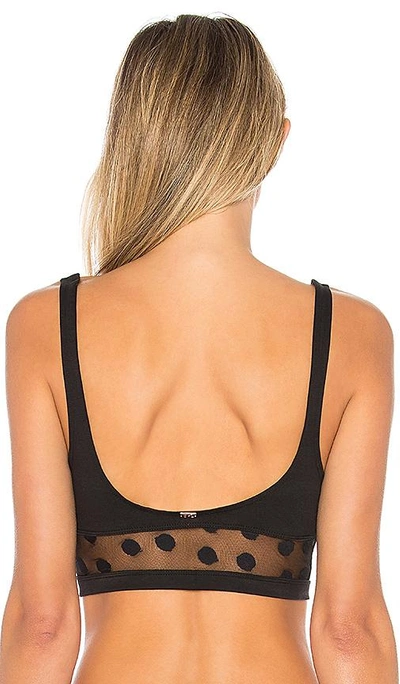 Shop For Love & Lemons Clementine Dot Buckle Top In Black