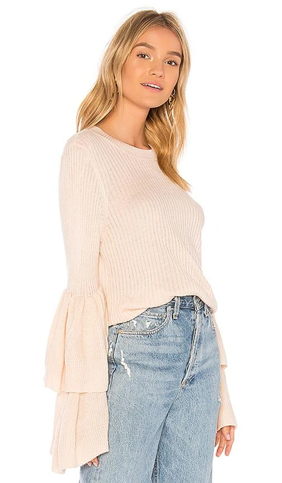 Shop Devlin Tiara Sweater In Blush