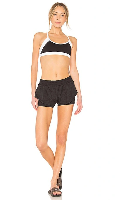 Shop Khongboon Activewear Mallory Sport Shorts In Black