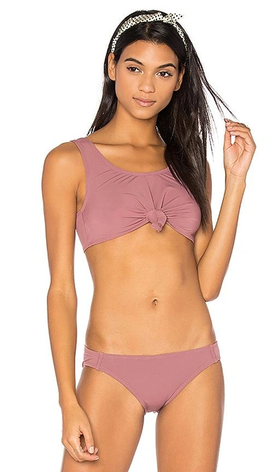 Shop Beth Richards Knot Top In Pink