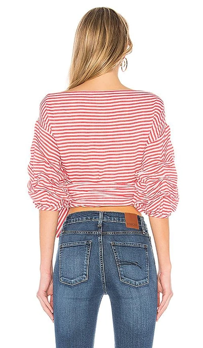 Shop Lovers & Friends Bow Blouse In Red