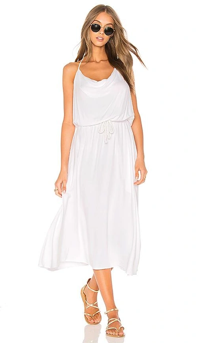 Shop La Made Coco Halter Dress In White