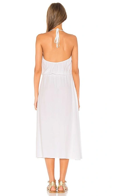 Shop La Made Coco Halter Dress In White