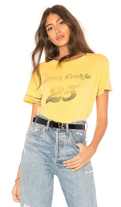 Shop Mother The Boxy Goodie Goodie Top In Yellow