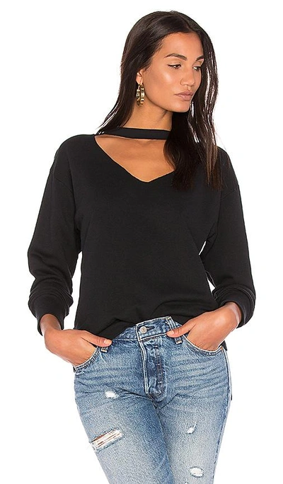 Shop Lna Ablaze Sweatshirt In Black