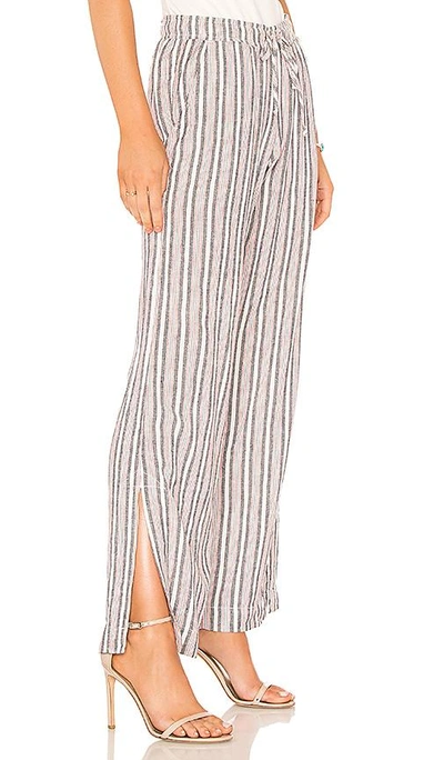 Shop Bella Dahl Side Slit Wide Leg Pant In White