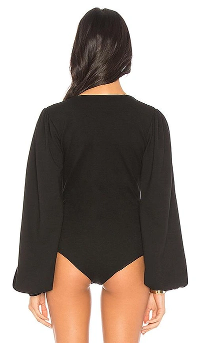 Shop Chrissy Teigen X Revolve Get Low Bodysuit In Black