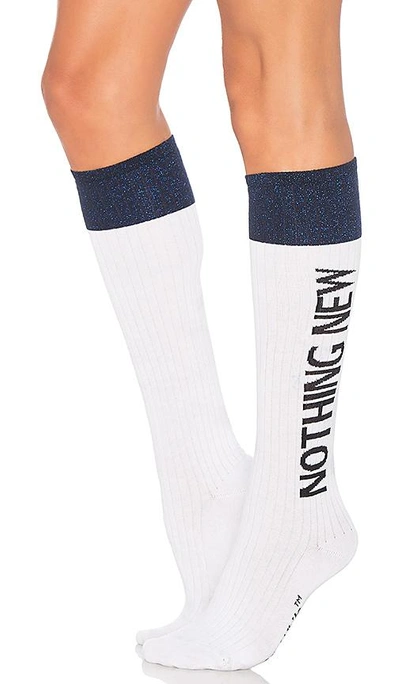 Shop Off-white Nothing New Socks In White