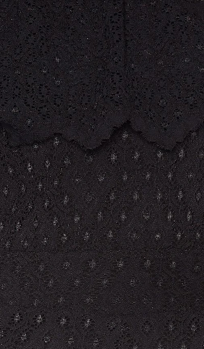 Shop Nightcap Diamond Lace Positano Jumpsuit In Black