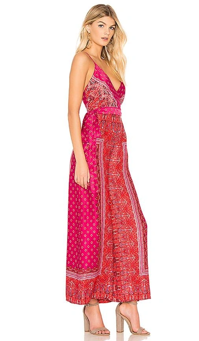 Shop Free People Cabbage Rose Jumpsuit In Pink