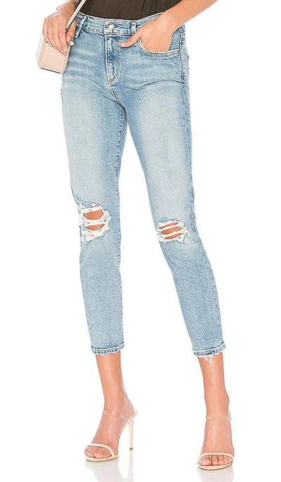 Shop Agolde Sophie High Rise Skinny Crop In Breakout