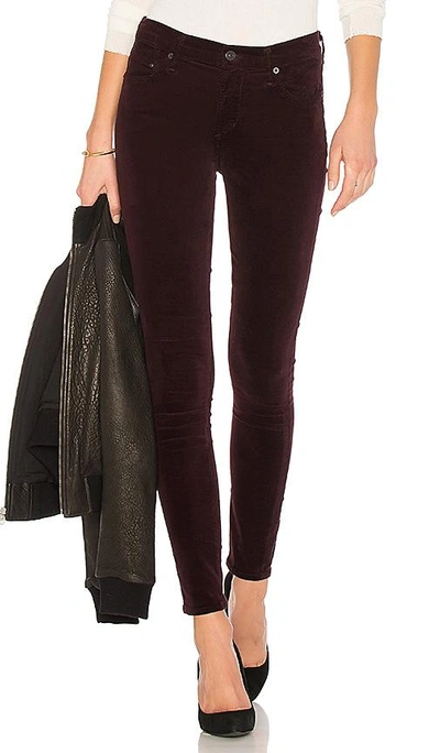 Shop Citizens Of Humanity Rocket Skinny In Black Currant