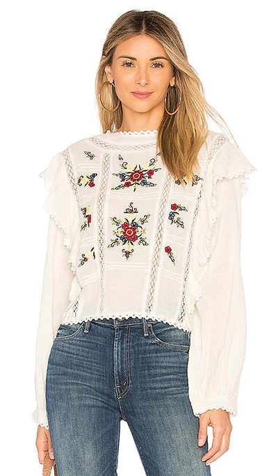 Shop Free People The Amy Top In Cream