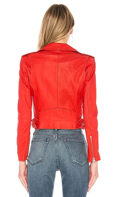 Shop Iro Ashville Jacket In Poppy Red