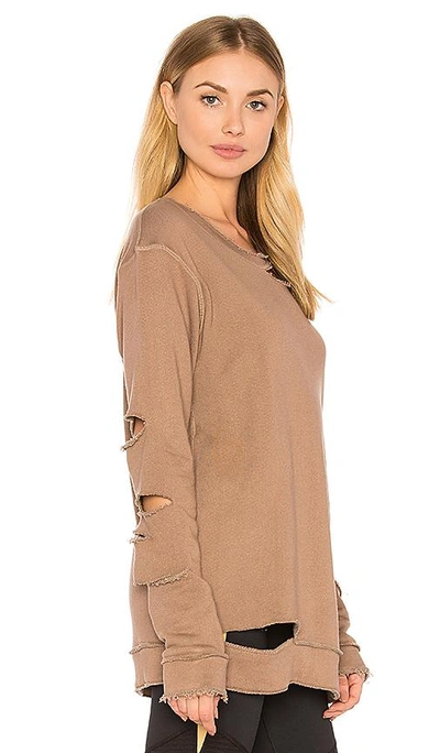 Shop Alala Cypher Sweatshirt In Brown