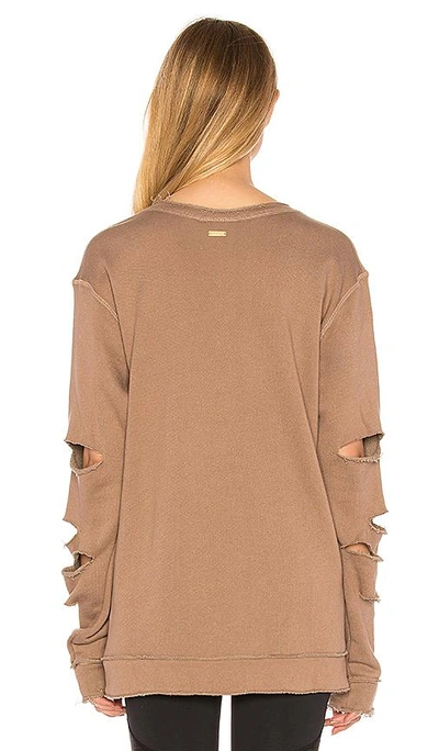 Shop Alala Cypher Sweatshirt In Brown