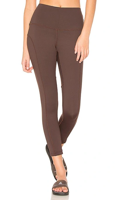 Shop Khongboon Activewear Kayla High Rise Legging In Brown