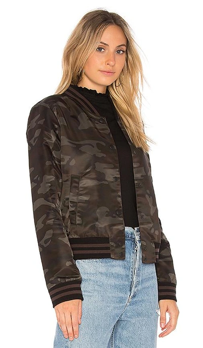 Shop Bailey44 Camo Jungle Bomber Jacket In Black