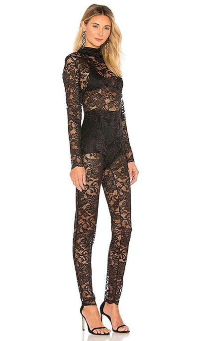 Shop Kisskill Lace Catsuit In Black.