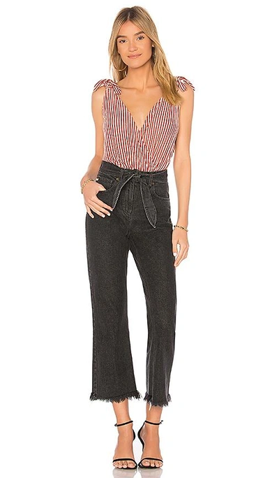 Nanushka Pyramid Cropped Embellished High-rise Straight-leg Jeans In Washed  Black | ModeSens