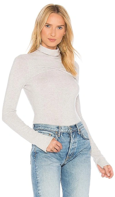 Shop Inhabit Cashmere Turtleneck Sweater In Gray