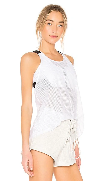 Shop All Fenix Open Mesh Tank In White & Black