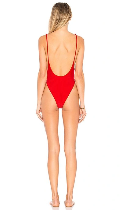 Shop Frankies Bikinis Adele One Piece In Red