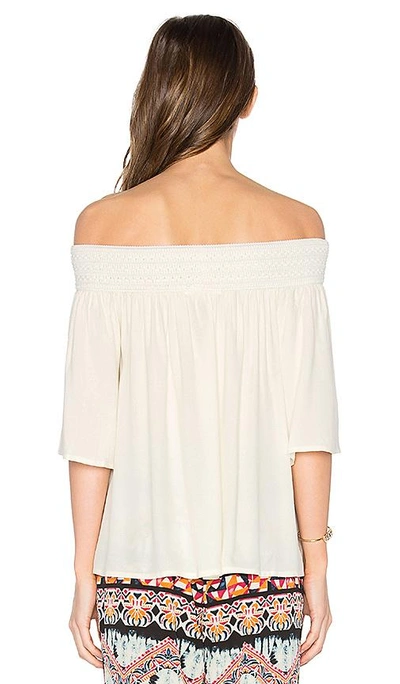 Shop Bb Dakota Lin Top In Ivory