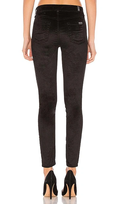 Shop 7 For All Mankind The Velvet Ankle Skinny In Black