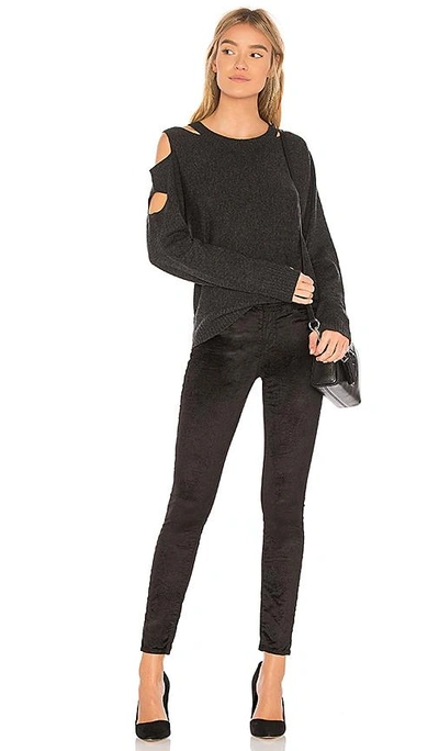 Shop 7 For All Mankind The Velvet Ankle Skinny In Black