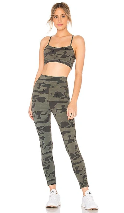 Shop Monrow Sporty Camo Legging In Olive