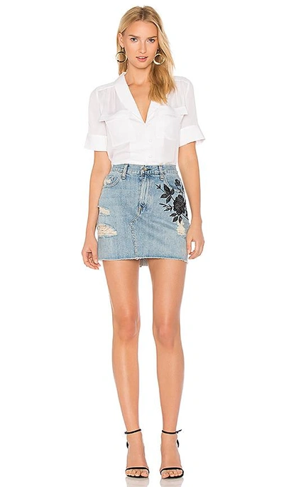 Shop Rag & Bone Dive Skirt In Ram Embroidery