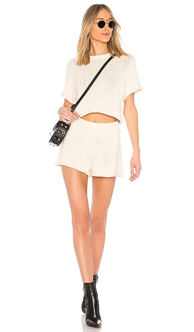 Shop Alexander Wang T Open Stitch Sweater In Ivory