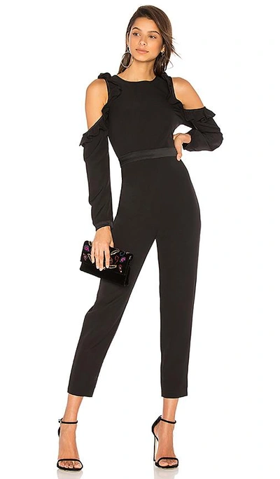 Shop Devlin Roseanne Combo Jumpsuit In Black