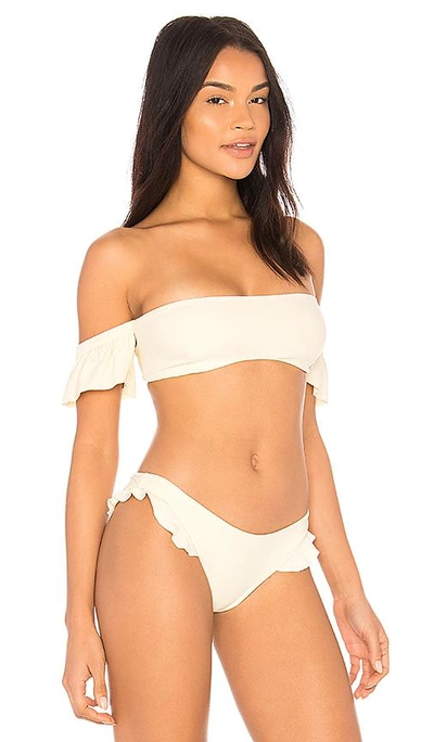 Shop Midsommar Swim Barrow Bikini Top In French Vanilla