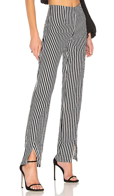 Shop Lovers & Friends X Revolve Arya Pant In Black & White Stripe