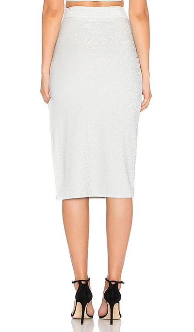 Shop H:ours X Revolve Lou Skirt In Metallic Silver