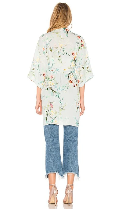 Shop Flora Nikrooz Alison Kimono In Blue