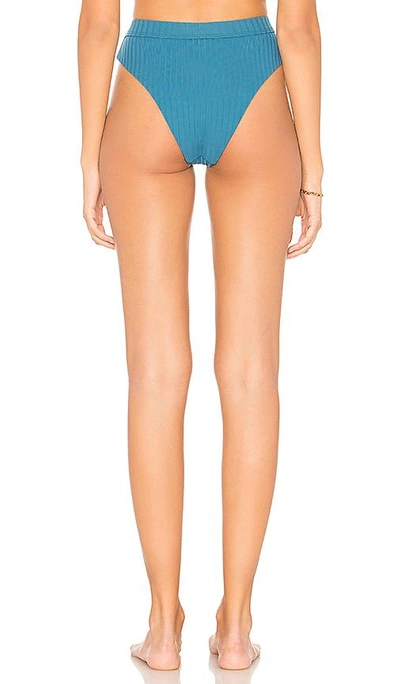 Shop Bond Eye Calvin Rib Bikini Bottom In Blue