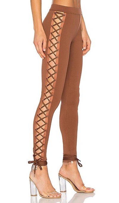 Shop Fenty X Puma Lacing Legging In Brown